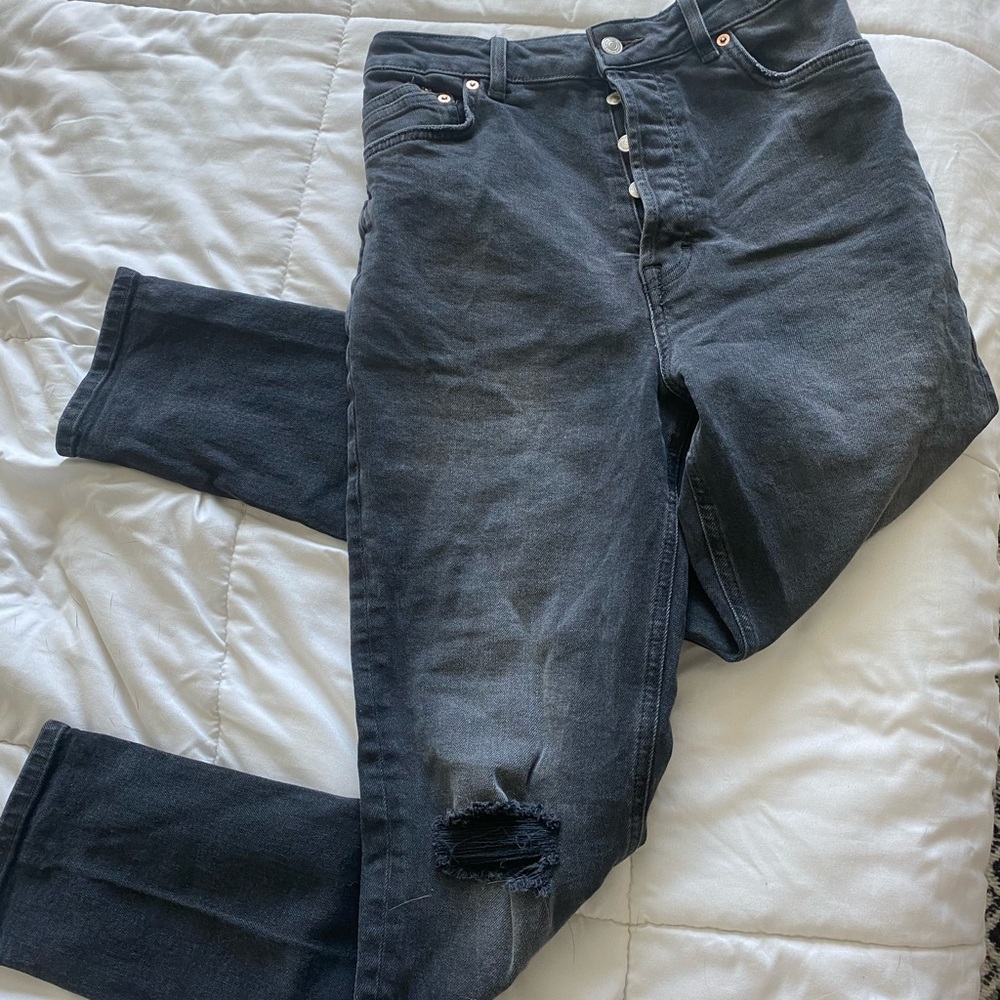 Free People High Waisted Mom Jeans